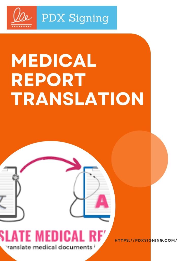 Three Simple Steps to Translate a Medical Report
